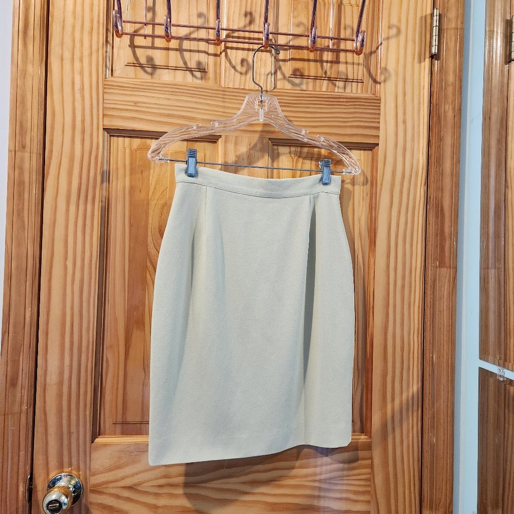 Lime Green High Waisted Skirt